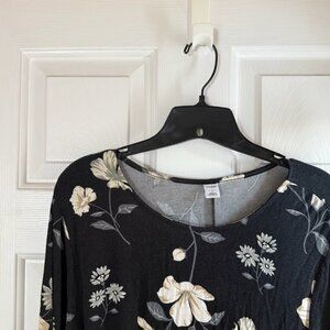 Old Navy Jersey Swing Dress Black Size L